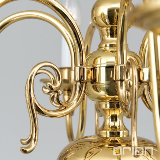 Flamand Csillár 12x E14 Réz Klasszikus 75 cm