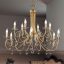 Giada Csillár 6x E14 Matt arany Modern kristály 106 cm