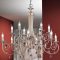 Giada Csillár 12x E14 Matt ezüst Modern kristály 106 cm