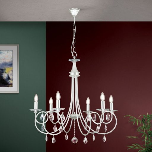 Giada Csillár Matt ezüst Modern kristály 74 cm
