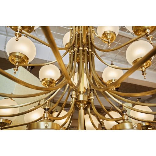 Objektesign Csillár 32x E27 Antik bronz Klasszikus 150 cm