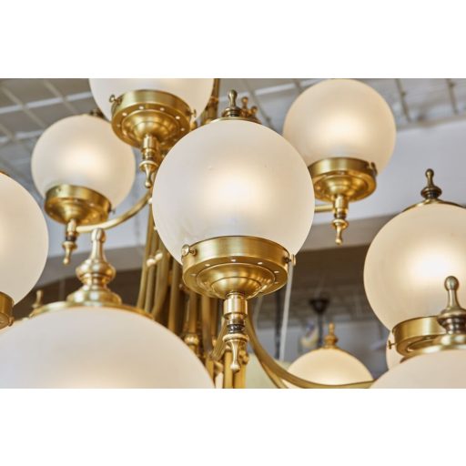 Objektesign Csillár 32x E27 Antik bronz Klasszikus 150 cm
