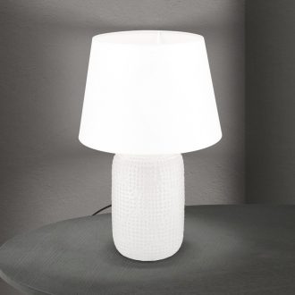 Coral Asztali lámpa 1x E27 Fehér Modern 33 cm
