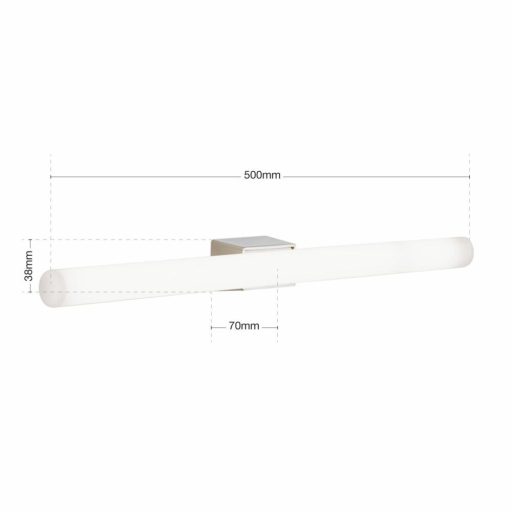 Visagist Tükörmegvilágító lámpa Matt króm Modern