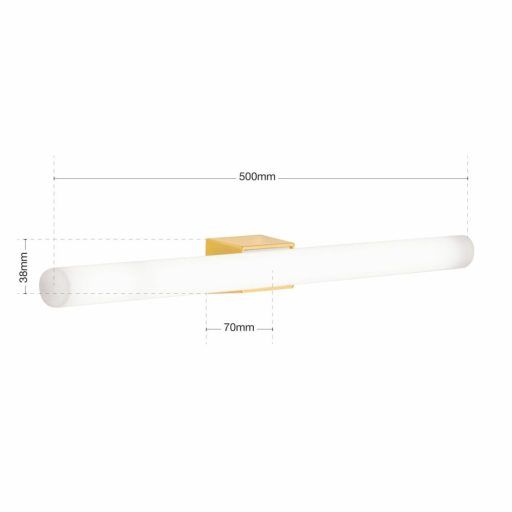 Visagist Tükörmegvilágító lámpa Réz Modern