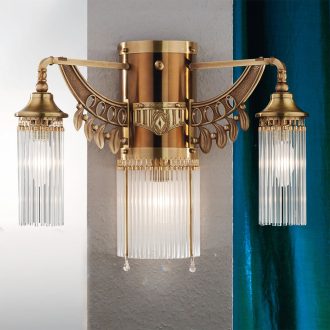 Adele Fali lámpa 3x E14 Bronz Klasszikus kristály