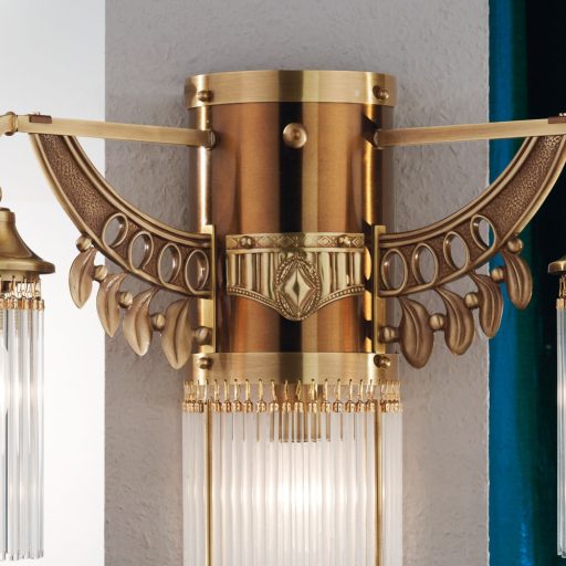 Adele Fali lámpa 3x E14 Bronz Klasszikus kristály