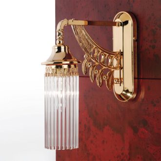 Adele Fali lámpa 1x E14 Arany Klasszikus kristály