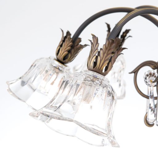 Boheme Csillár 8x G9 Patina Klasszikus kristály 72 cm