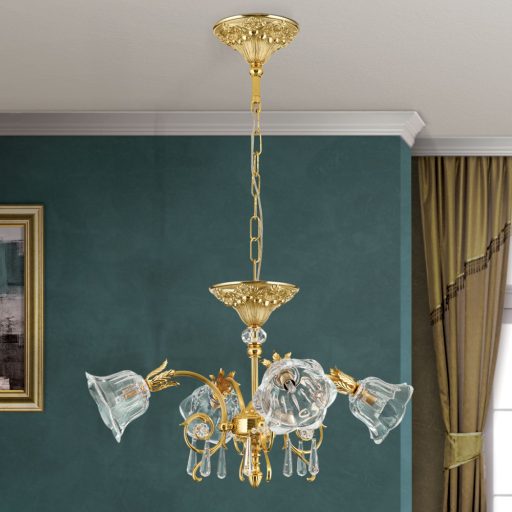 Boheme Csillár 4x G9 Arany Klasszikus kristály 60 cm