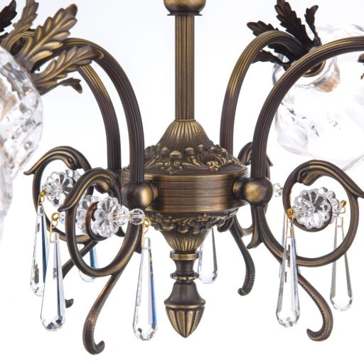 Boheme Csillár 4x G9 Patina Klasszikus kristály 60 cm