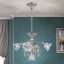 Boheme Csillár 5x G9 Antik ezüst Klasszikus kristály 60 cm
