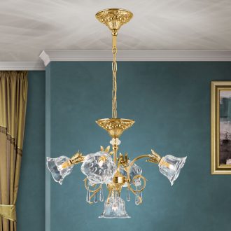 Boheme Csillár 5x G9 Arany Klasszikus kristály 60 cm