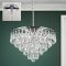 Celeste Csillár 12x G4 Króm Modern kristály 45 cm