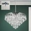 Celeste Csillár 12x G4 Króm Modern kristály 45 cm
