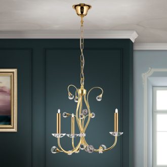 Emeritage Csillár 3x G9 Arany Klasszikus 43 cm