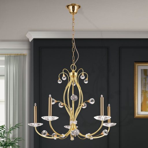 Emeritage Csillár 5x G9 Arany Klasszikus 60 cm