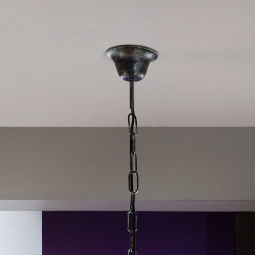 Verona Csillár 17x E14 Antik ezüst Klasszikus kristály 105 cm