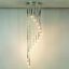 Spirál Csillár Króm Modern 44 cm
