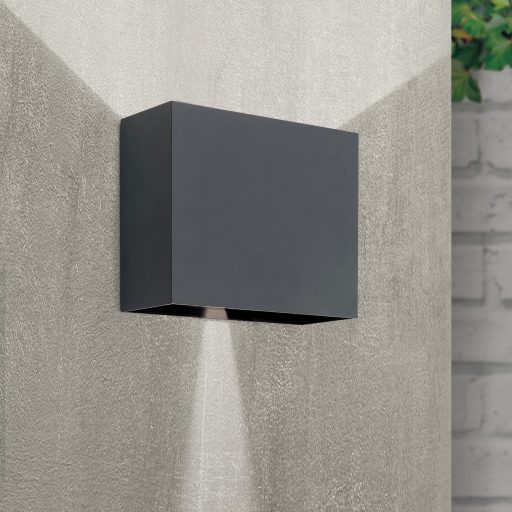 AKZENT modern LED kültéri lámpa , antracit, 580lm