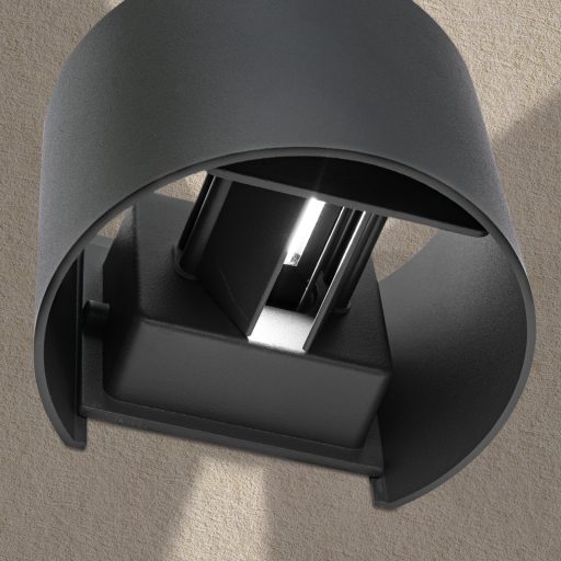 GRETA modern LED kültéri lámpa , antracit, 700lm