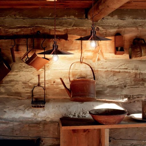 CANTINA Vintage függőlámpa, 1xE27, bronz