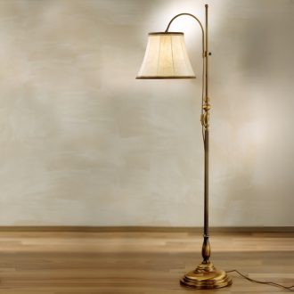 FLÄMISCH klasszikus állólámpa, patina, 150 cm