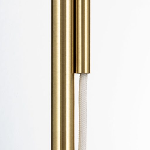 SHADE modern állólámpa, matt sárgaréz, 164 cm