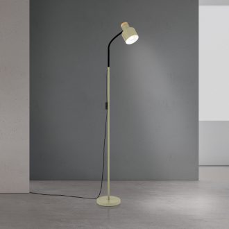 GILI modern állólámpa, világoszöld, 157 cm