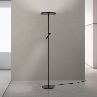TEIDE modern LED állólámpa, matt fekete, 175 cm, 2700 K