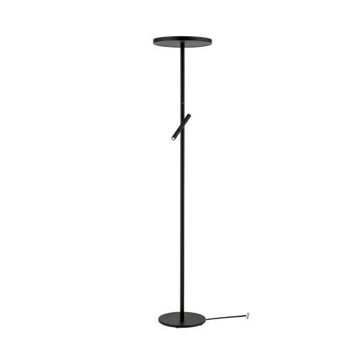 TEIDE modern LED állólámpa, matt fekete, 175 cm, 2700 K