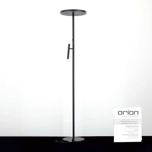 TEIDE modern LED állólámpa, matt fekete, 175 cm, 2700 K