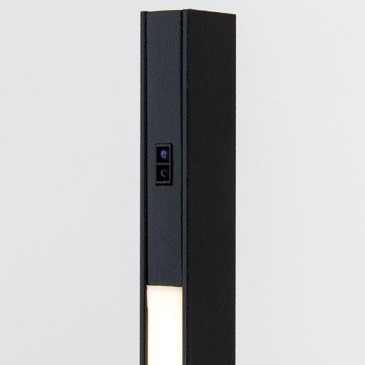 SOJLE modern LED állólámpa, fekete, 157 cm, 3000 K