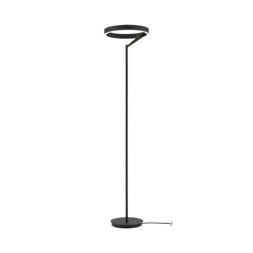 KOLK modern LED állólámpa, fekete, 180 cm, 2700–4000 K