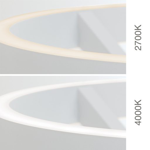 KOLK modern LED állólámpa, fehér, 180 cm, 2700–4000 K