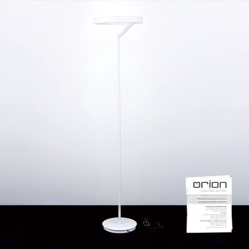 KOLK modern LED állólámpa, fehér, 180 cm, 2700–4000 K