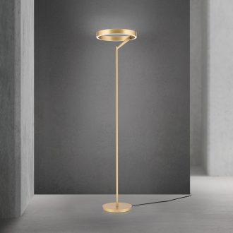   KOLK modern LED állólámpa, matt arany, 180 cm, 2700–4000 K
