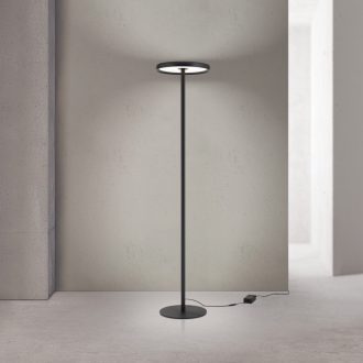KANT modern LED állólámpa, fekete, 185 cm, 2700–4000 K