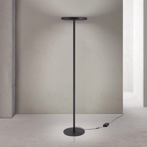 KANT modern LED állólámpa, fekete, 185 cm, 2700–4000 K