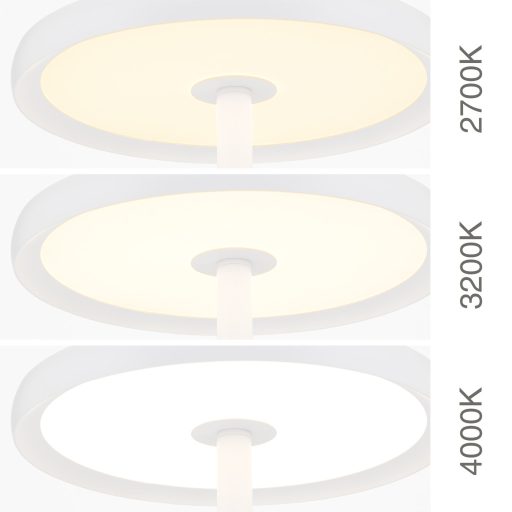 KANT modern LED állólámpa, fehér, 185 cm, 2700–4000 K