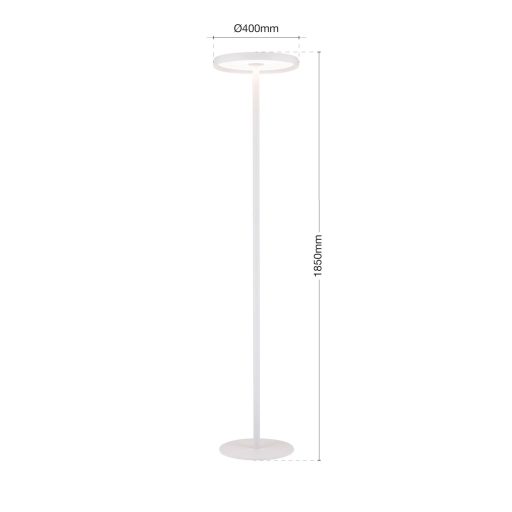 KANT modern LED állólámpa, fehér, 185 cm, 2700–4000 K