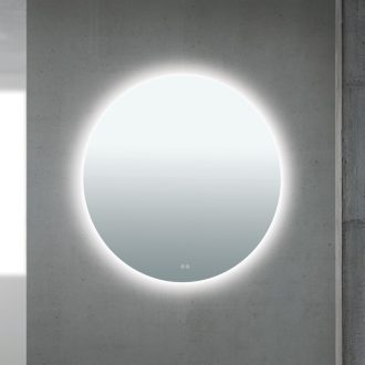   FOCUS modern LED-es tükör, párásodásgátlóval, Ø100 cm, 3000–6000 K