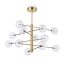 EQUINOXE modern függőlámpa, antikréz, füstös átlátszó