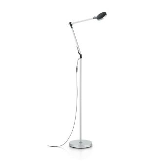 FUTURA LED állólámpa, modern, alumínium/fekete színű