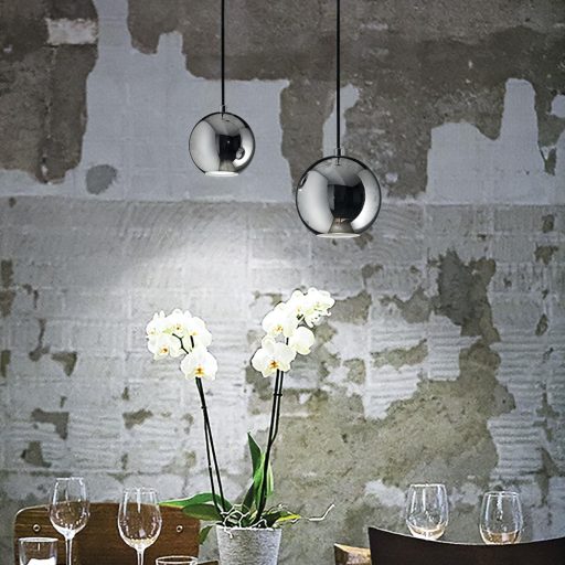 MR JACK függőlámpa, modern, fekete, d:11 cm