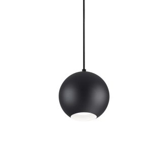 MR JACK függőlámpa, modern, fekete, d:15 cm
