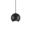 MR JACK függőlámpa, modern, fekete, d:15 cm