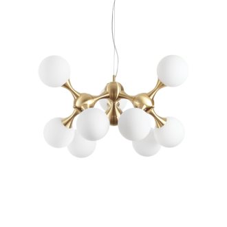 NODI csillár, modern, matt réz, 4230 lm