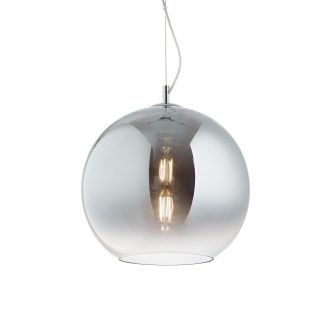 NEMO függőlámpa, modern, króm ,füst szín, d:40 cm