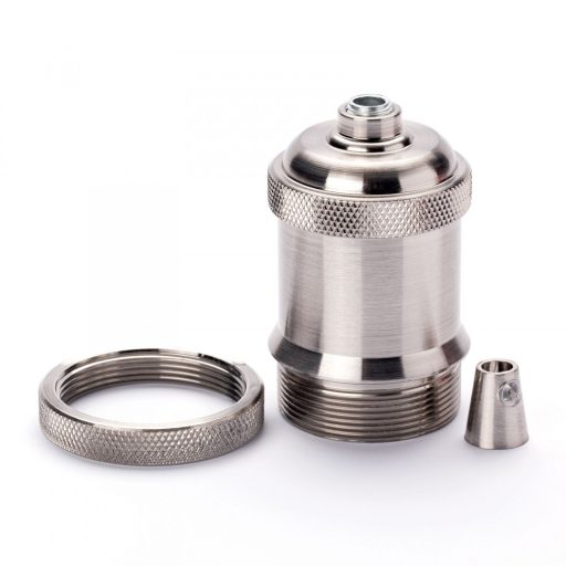 E27 Vintage foglalat satin színben